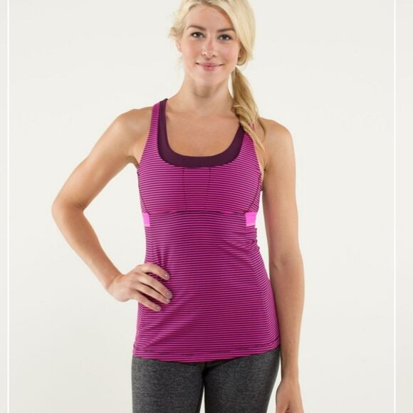Lululemon Stuff your Bra tank II  raspberry plum - Picture 1 of 16